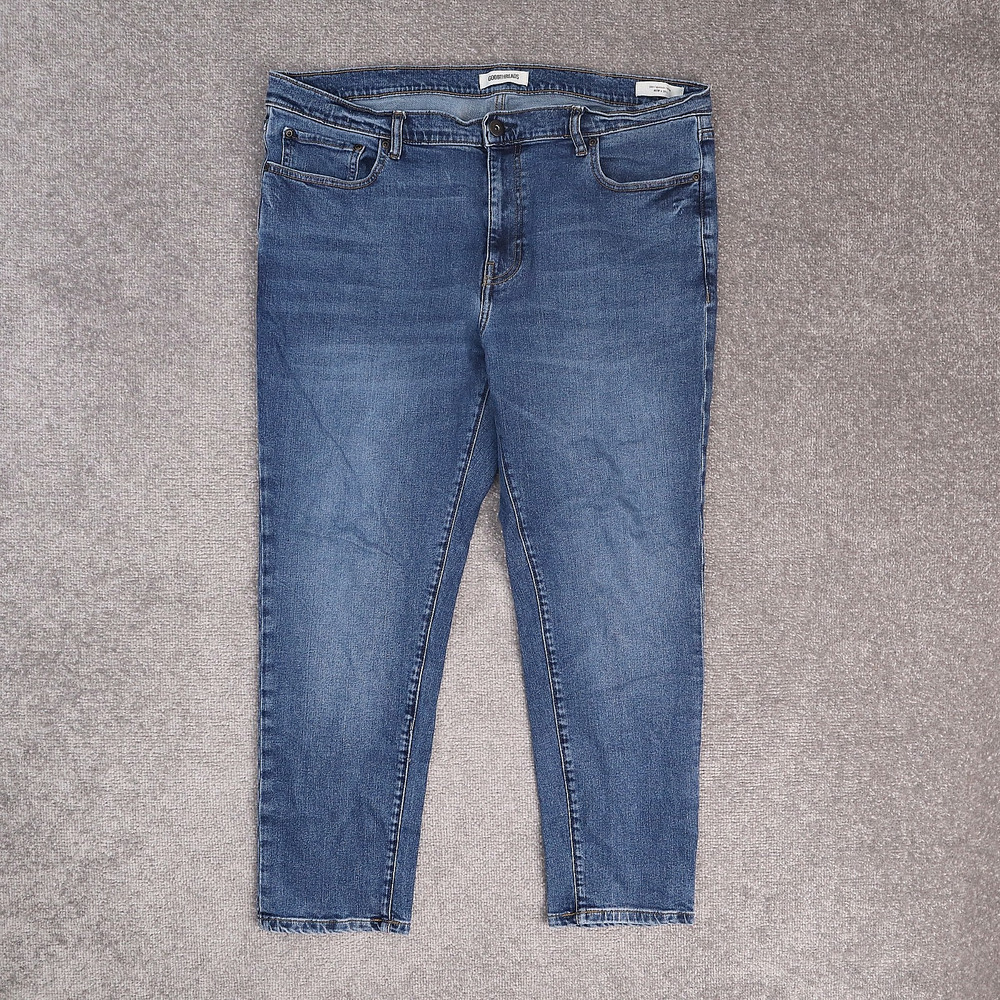 Goodthreads 38x26 Medium Wash Slim Tapered Leg Blue Denim Jeans